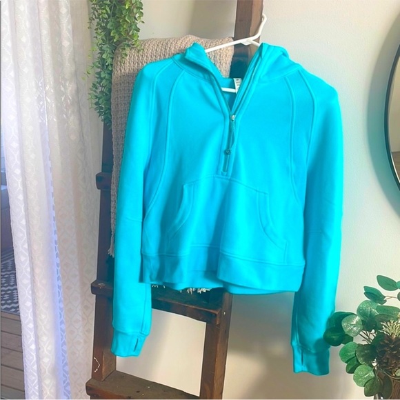Women's Lululemon electric blue scuba hoodie small - Picture 1 of 4